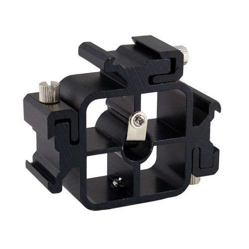 3-way Universal Hot Shoe Mount Flash Bracket Umbrella Holder for tripod mount