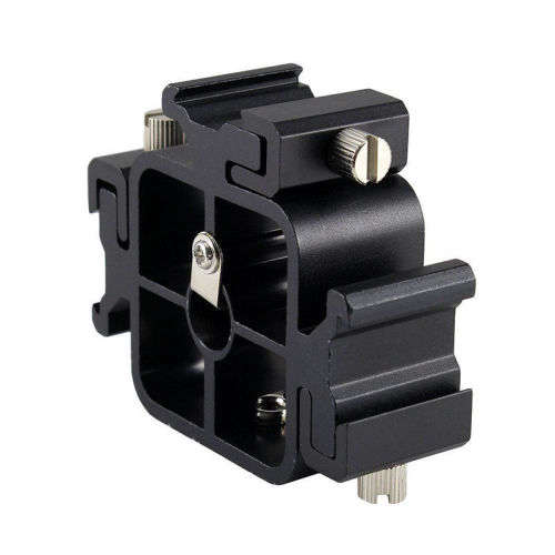 3-way Universal Hot Shoe Mount Flash Bracket Umbrella Holder for tripod mount