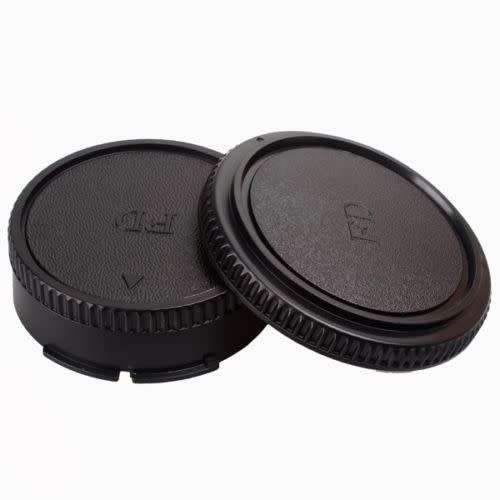 Unbranded Generic Lens Dust Cap plus Body Cap for Canon FD