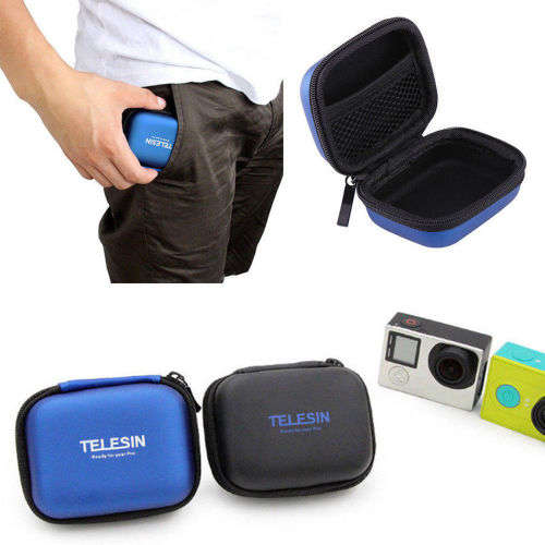 BLUE Camera Bag Storage Box Protective Case for Action Sports Camera
