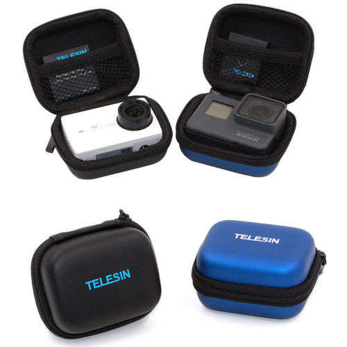 BLUE Camera Bag Storage Box Protective Case for Action Sports Camera