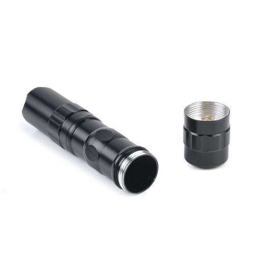 Super Bright Outdoor LED Flashlight Torch Light BLACK