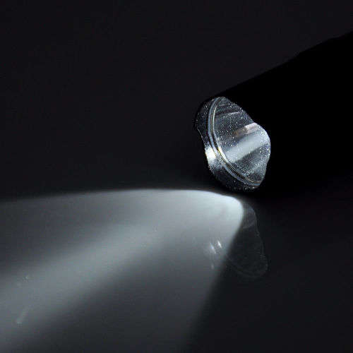 Super Bright Outdoor LED Flashlight Torch Light BLACK