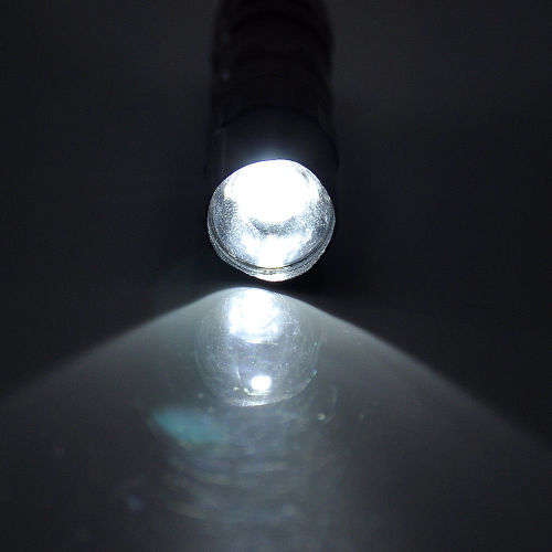 Super Bright Outdoor LED Flashlight Torch Light BLACK