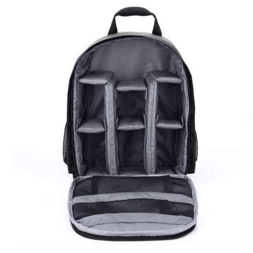 Camera Bag Backpack Waterproof DSLR Case (GREY INNER)