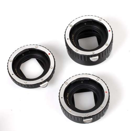 Macro Extension Tube Set for Canon EOS Cameras (Metal Mount)