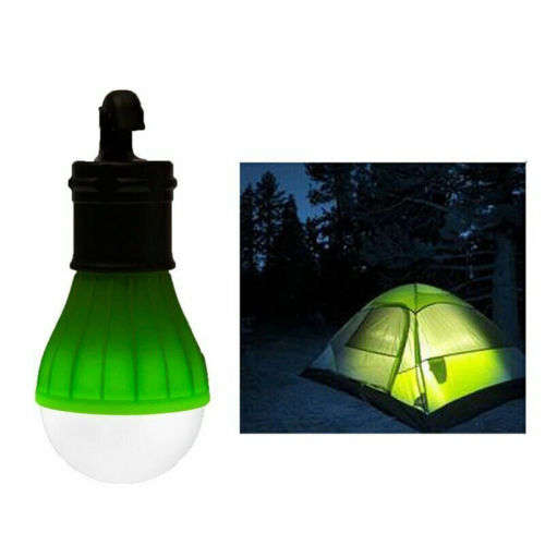 Camping 3 LED Lantern Outdoor Emergency Tent Lamp Light Bulb with Hanging Hook