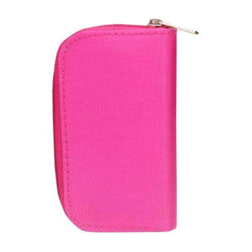 SDHC MMC CF Micro SD Memory Card Storage Case Carrying Pouch Holder Wallet (Pink)