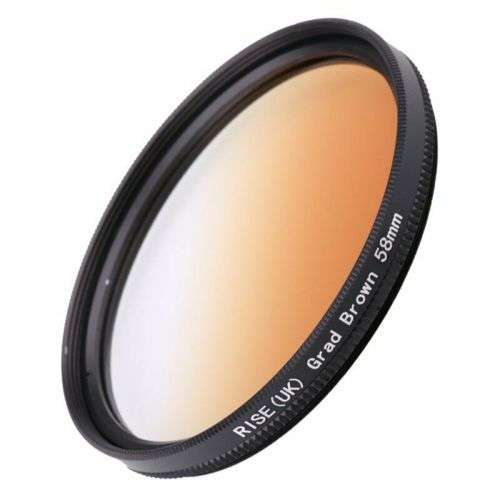 Graduated Brown ND Filter - 72mm Filter Thread