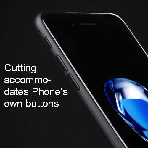 Ultra-thin Soft TPU Matte Back Case Cover For iPhone 7 Plus, 8 Plus