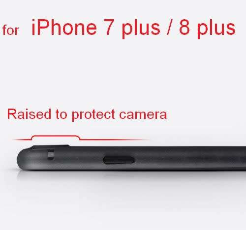 Ultra-thin Soft TPU Matte Back Case Cover For iPhone 7 Plus, 8 Plus