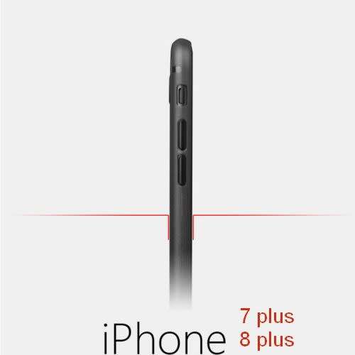 Ultra-thin Soft TPU Matte Back Case Cover For iPhone 7 Plus, 8 Plus