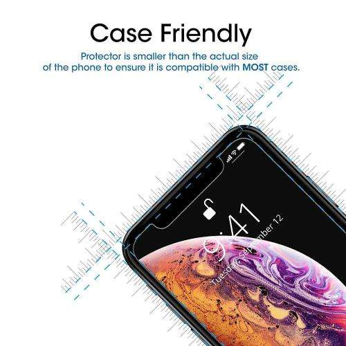 Tempered Glass Screen Protector for Apple iPhone XS MAX, 11 Pro MAX, 11 MAX (6.5" Display)