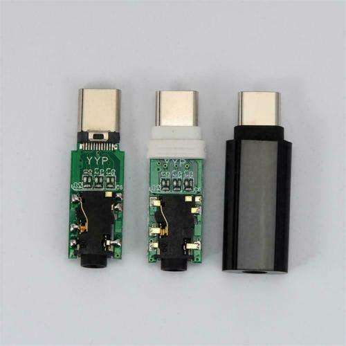 Metal Type C To 3.5mm AUX Jack Earphone USB-C Headphone Adapters