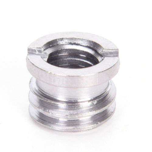 3/8` Female to 1/4` Female Tripod Thread Screw Adapter (with tail cutting for screwdriver)