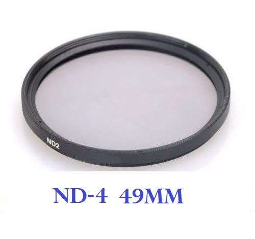ND-4 Filter for lens with 49mm Filter Thread