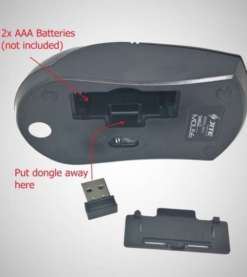 2.4GHz Wireless Cordless Optical Mouse USB Receiver for PC Laptop