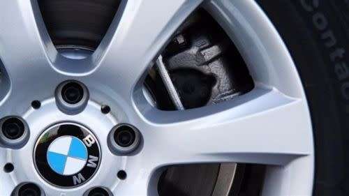 4x 56mm Replacement Hub Wheel Centre Caps for BMW (Blue, Black & White)