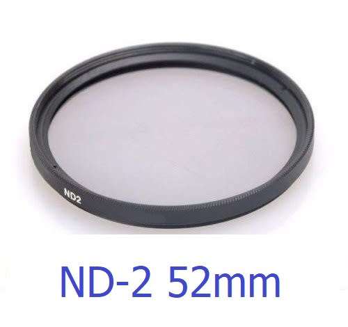 ND-2 Filter for lens with 52mm Filter Thread
