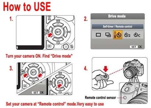 IR Remote: RC-6 for Canon - with pouch