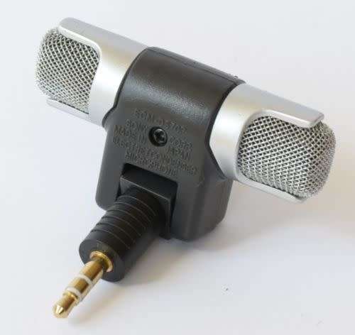 Stereo External Microphone + 3.5mm Conversion Adapter