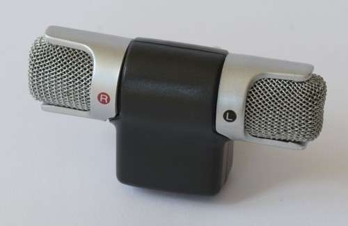 Stereo External Microphone + 3.5mm Conversion Adapter