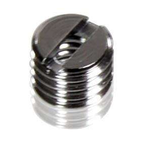 1/4` Male to 3/8` Male Tripod Thread Screw Adapter (head cutting for Screwdriver)