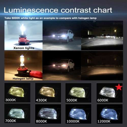 2x 35W 6000k D1S Xenon HID Car Headlight Bulbs