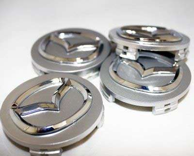 4pcs 56mm Car Wheel Centre Caps Rim Hubcaps for Mazda 2 3 5 6 Axela CX-4 CX-5 CX9 (SILVER)