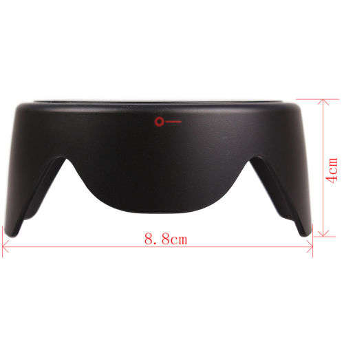 Generic used Hood for Canon EF-S 17-85mm & Canon EF-S 18-135mm (non-USM)