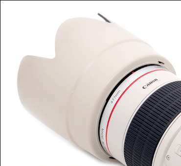 Generic used WHITE Hood for CANON EF 70-200mm f/2.8L IS USM Lens (Mark II)