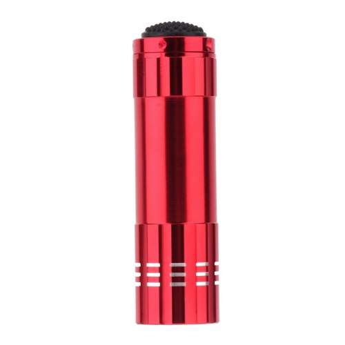 Aluminum 9 LED Torch (RED)