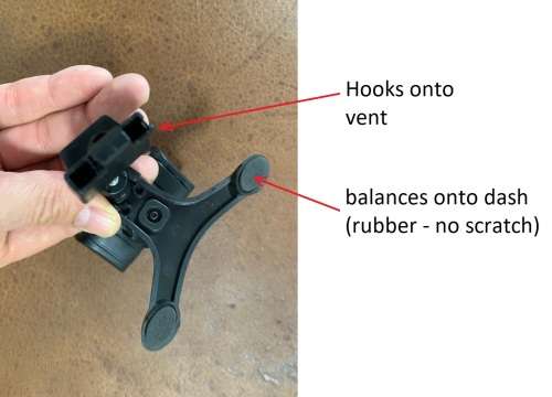 Car VENT-CLIP-ON Mount Clip Holder Stand FOR Smartphone GPS