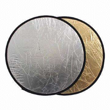 2-in-1 Circular Reflector 60cm (Silver & Gold)
