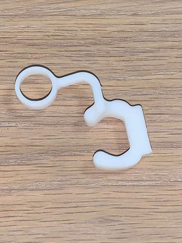 Silicone Soft Anti-loss Lock Catch for Mount Base Adapter for GoPro Hero, Sports Cams (White)