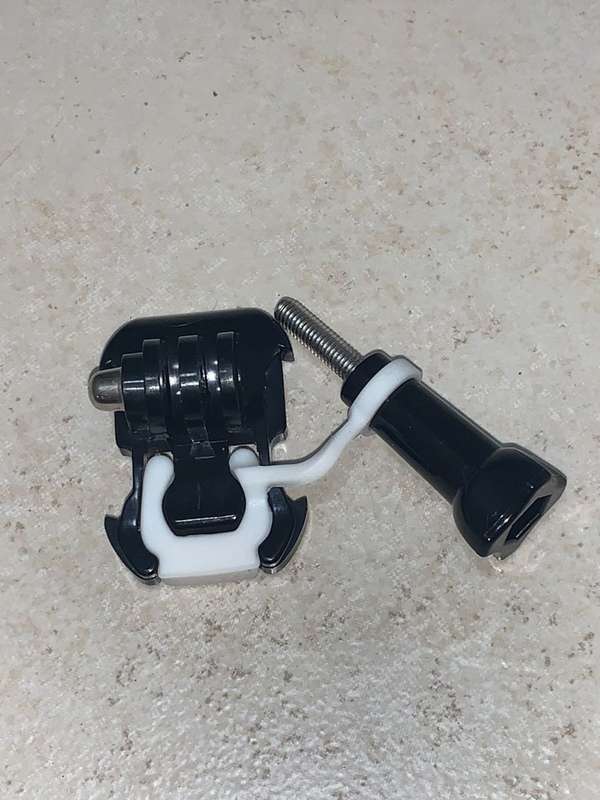 Silicone Soft Anti-loss Lock Catch for Mount Base Adapter for GoPro Hero, Sports Cams (White)