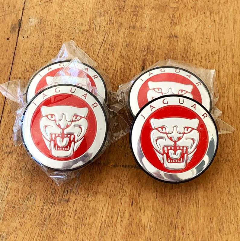 4pcs 58mm red car Wheel Centre Caps for Jaguar XJ XJR XJ6 XF X F TYPE