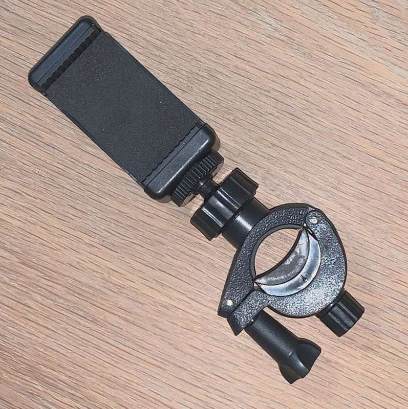 BICYCLE / BIKE HANDLEBAR SEATPOST POLE MOUNT WITH BRACKET (CLAMP) FOR CELLPHONE, SPORTSCAMERA