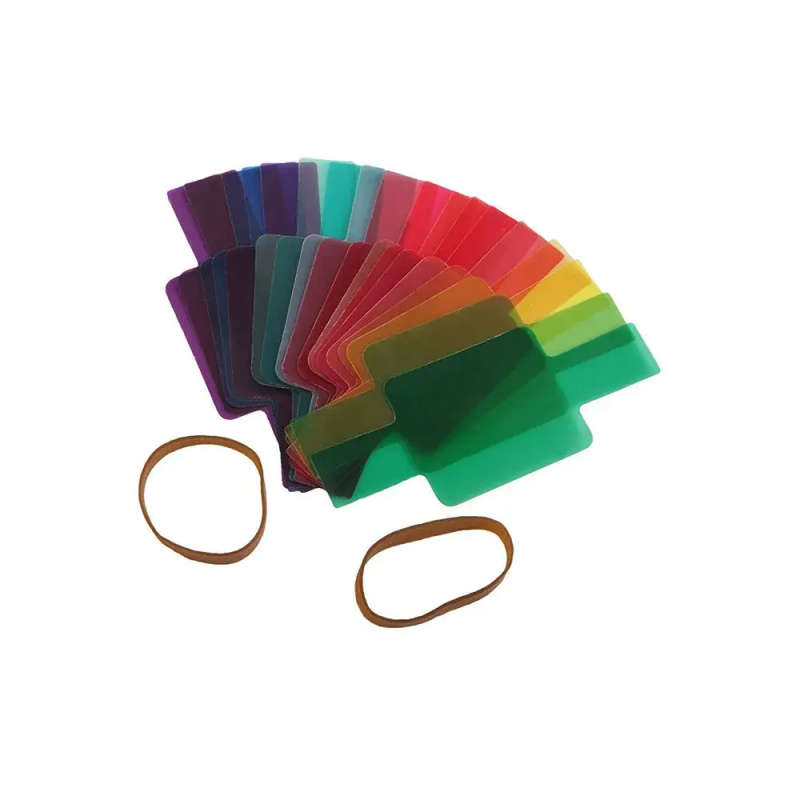 19 Colour Flash Diffuser Kit for All Speedlight Flashes