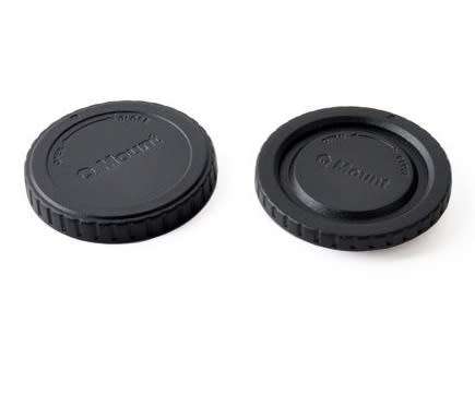 Rear Lens Cap * 1pcs + Camera Body Cap * 1pcs for Pentax Q mount