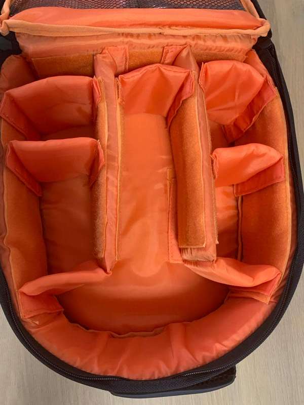 Camera Bag Backpack DSLR Case (Orange Inner)
