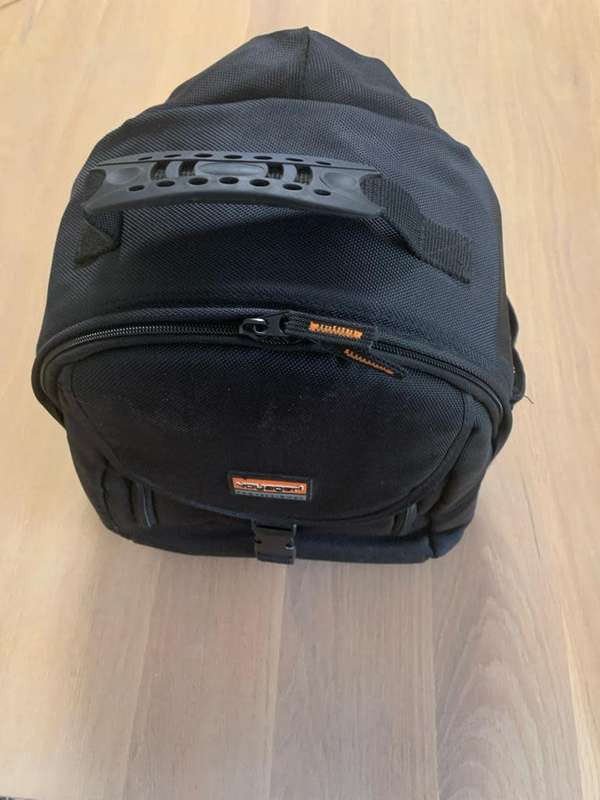 Camera Bag Backpack DSLR Case (Orange Inner)