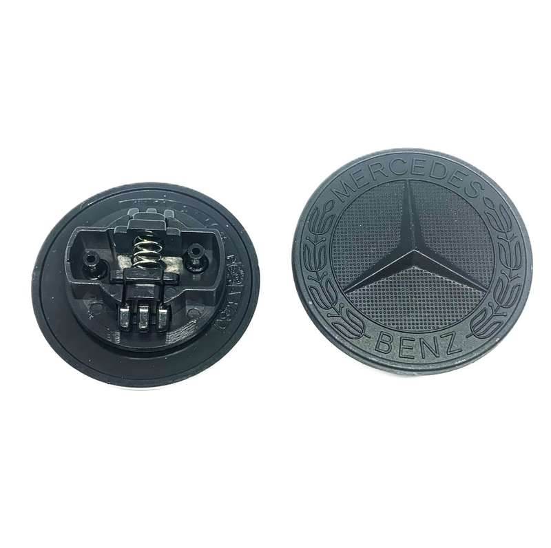 MB Bonnet Emblem Matte Black