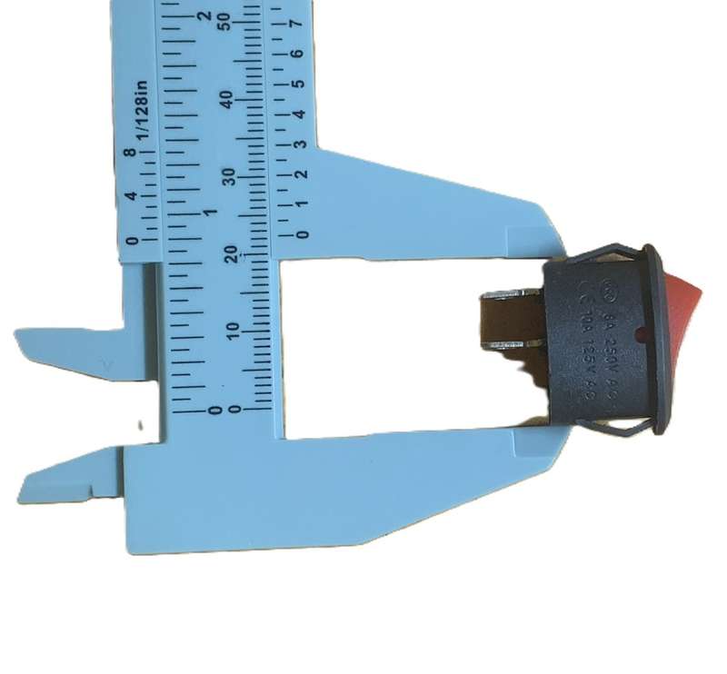 Oval shaped On/Off Switch Power Supply Switch 22x12 mm