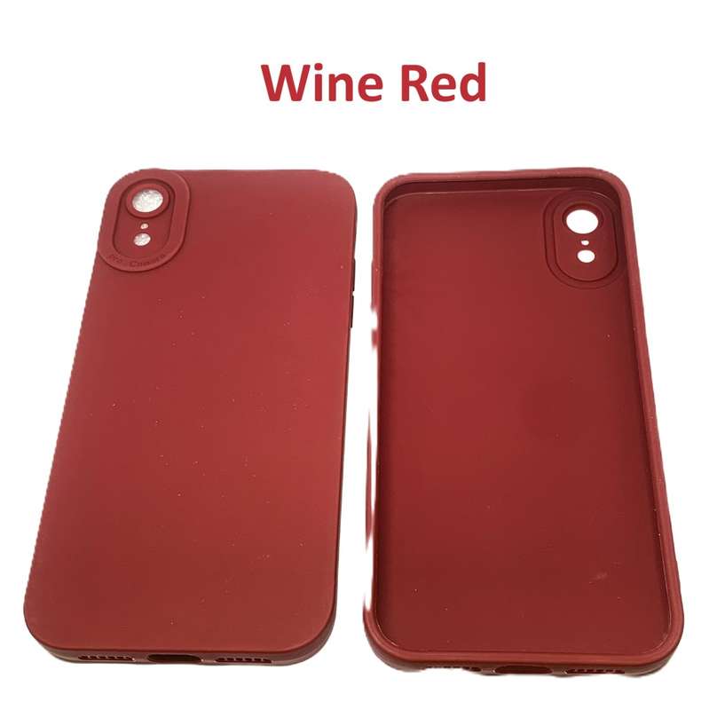 PVC Cover for iPhone RX (Wine Red)