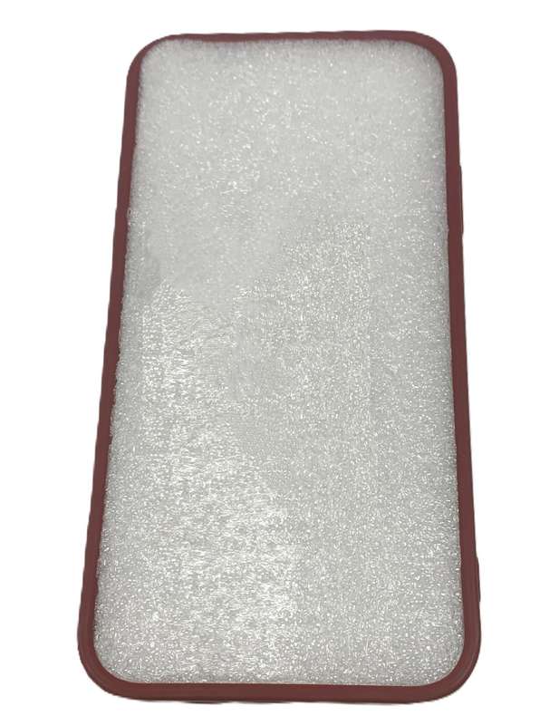 PVC Cover for iPhone RX (Wine Red)