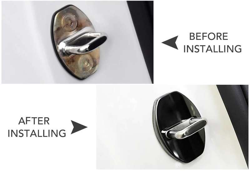 4 pcs Door Lock Decoration Cover - for VW (R)