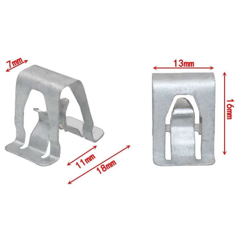2x Universal Metal Auto Clips