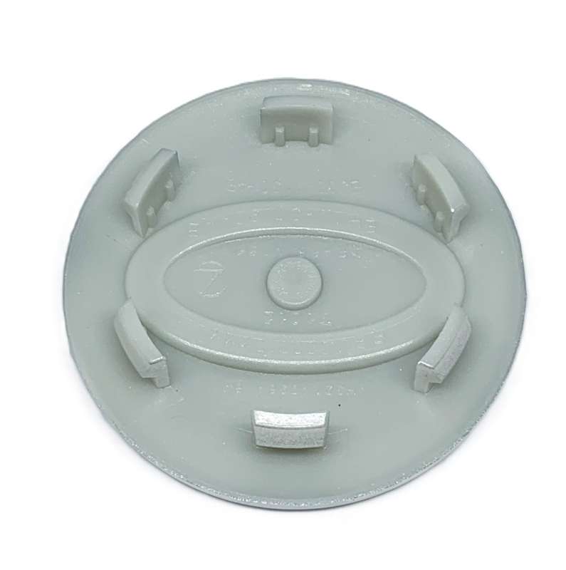 4x 63mm Plastic Wheel Centre Cap for Land Rover (Green & Silver)