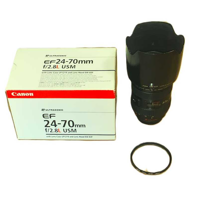 Canon EF 24-70mm f/2.8L USM full frame zoom lens